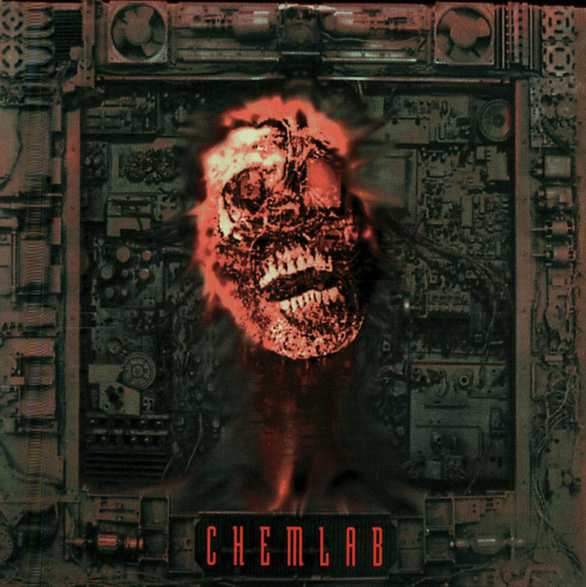 Cover art for Chemlab's album, Burn Out At The Hydrogen Bar.